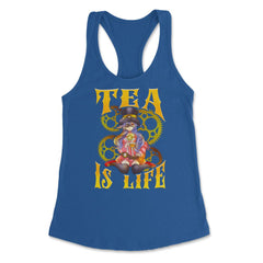 Steampunk Anime Girl Tea Is Life Mechanical Gears Industrial product - Royal
