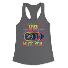 In VR I Can Mute You Metaverse Virtual Reality design Women's - Dark Grey