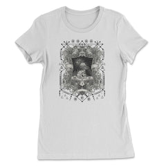 Dark Academia Aesthetic After Life Scary Crow Vintage design - Women's Tee - White