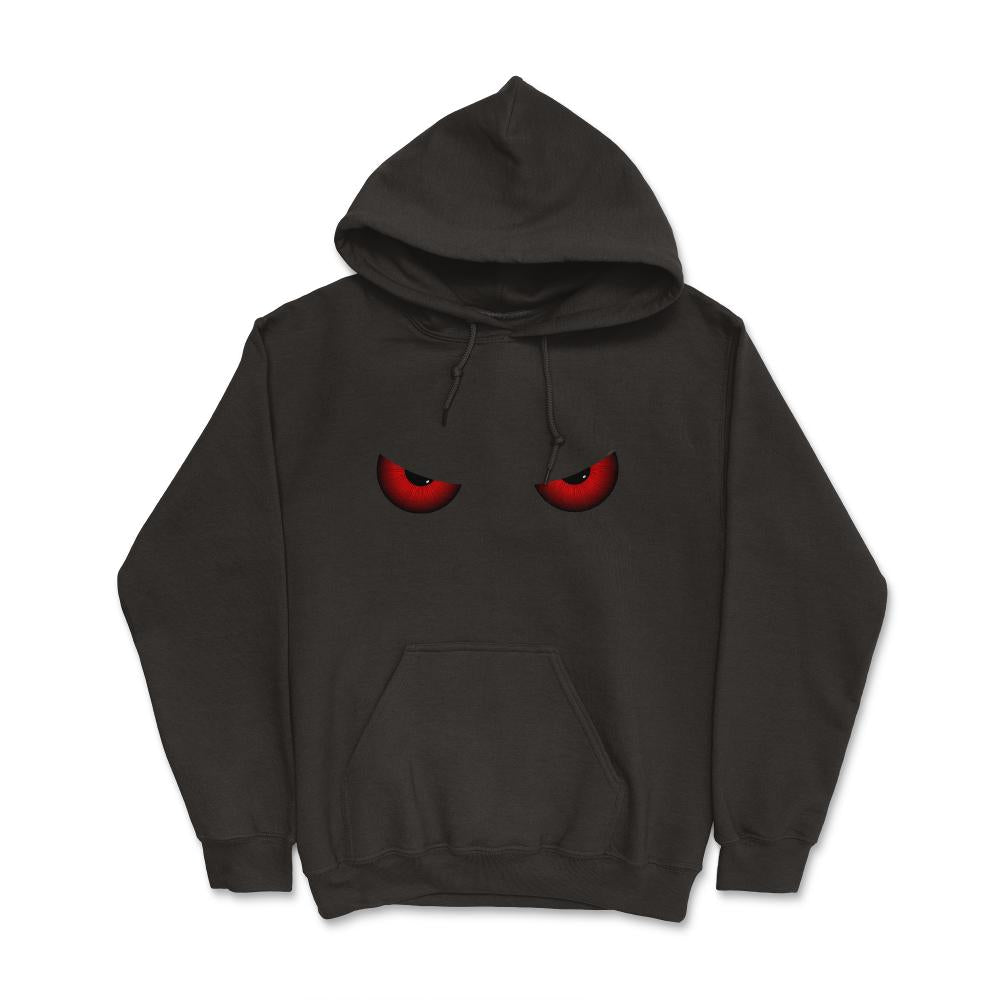 Evil Red Scary Eyes Halloween T Shirts & Gifts Hoodie - Black