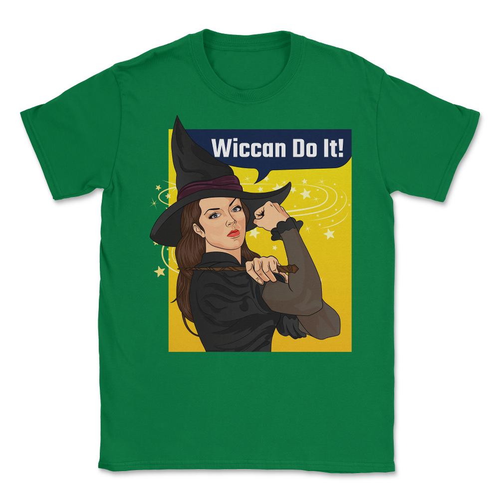 Rosie the Riveter Wiccan Do It! Feminist Witch Retro product Unisex - Green