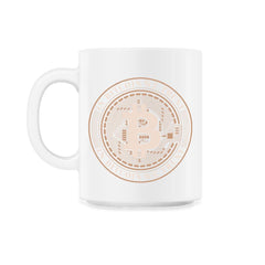 In Bitcoin We Trust Blockchain Slogan Theme For Crypto Fans product - 11oz Mug - White