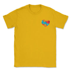 Nurse at Heart T-Shirt Nursing Shirt Gift Unisex T-Shirt - Gold