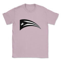 Puerto Rico Black Flag Resiste Boricua by ASJ design Unisex T-Shirt - Light Pink