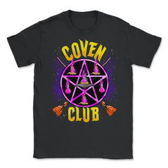 Coven Club for Witches Witchcraft Occult Pentagram Unisex T-Shirt - Black