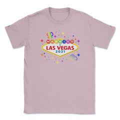 Married In Las Vegas 2021 Lesbian Pride graphic Unisex T-Shirt - Light Pink