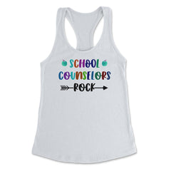 Funny School Counselors Rock Trendy Counselor Appreciation product - White