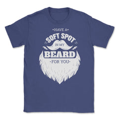 Have A Soft Spot In My Beard For You Bearded Men product Unisex - Purple