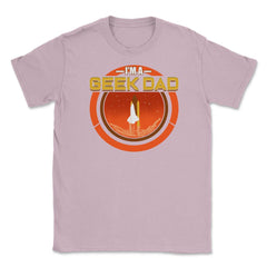Geek Dad Unisex T-Shirt - Light Pink