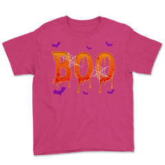 Boo Bees Halloween Ghost Bees Characters Funny Youth Tee - Heliconia