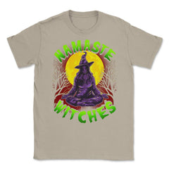 Namaste Witches Funny Halloween Yoga Trick or Trea Unisex T-Shirt - Cream