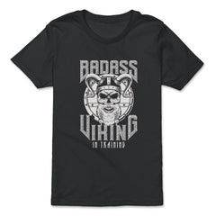 Badass Viking in Training Viking Skull Lovers Design design - Premium Youth Tee - Black