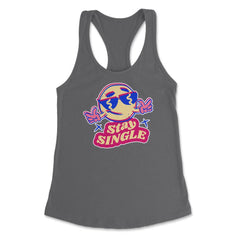 Stay Single Funny Anti-Valentines Day Smiley Icon product Women's - Dark Grey