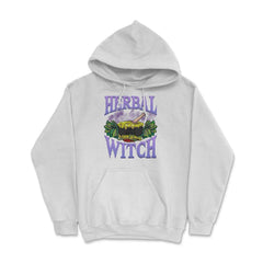 Herbal Witch Funny Apothecary & Herbalism Humor design Hoodie - White