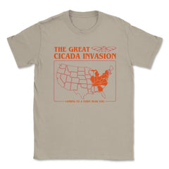 Cicada Invasion Coming to These States in US Map Cool graphic Unisex - Cream