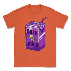 Goth Juice Goth Anime Manga Funny Gift Unisex T-Shirt - Orange