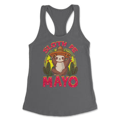 Sloth de Mayo Funny Design for Cinco de Mayo Theme print Women's - Dark Grey