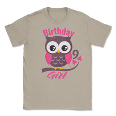 Owl on a tree branch Character Funny 9th Birthday girl product Unisex - Cream