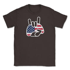 Patriotic Mode Gamer T-Shirt Tee Shirt Gift Unisex T-Shirt - Brown