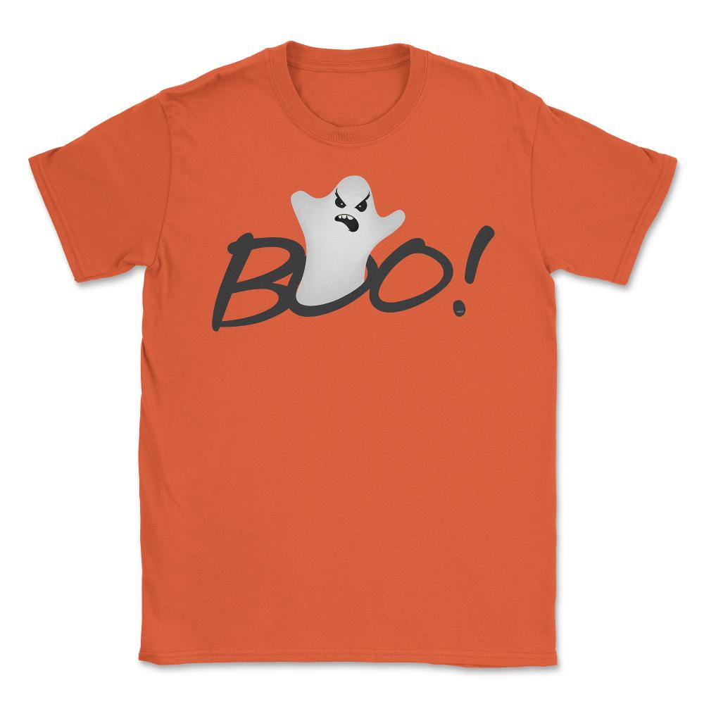 Boo! Ghost Humor Halloween Shirts & Gifts Unisex T-Shirt - Orange
