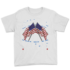 Stomp My Flag, I'll Stomp Your Ass Retro Vintage Patriot product - White