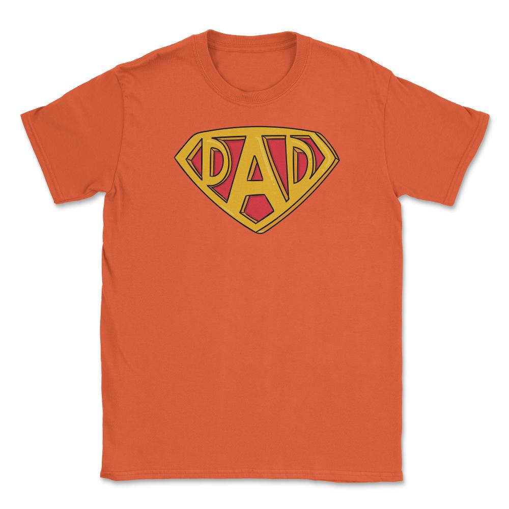 Super Dad Insignia Unisex T-Shirt - Orange