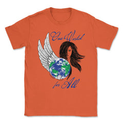 One World Unisex T-Shirt - Orange