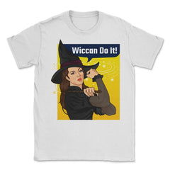 Rosie the Riveter Wiccan Do It! Feminist Witch Retro product Unisex - White