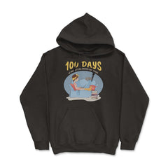 100 Days of (Not Getting Dressed for) School Design graphic - Hoodie - Black