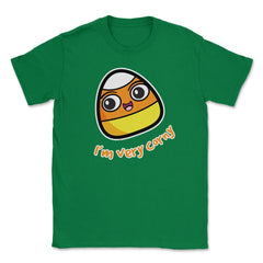 I'm very corny Candy Corn Halloween Humor T Shirts Gifts Unisex - Green