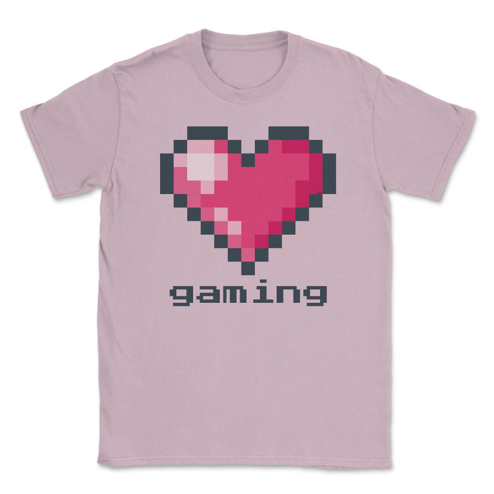 Love Gaming Unisex T-Shirt - Light Pink