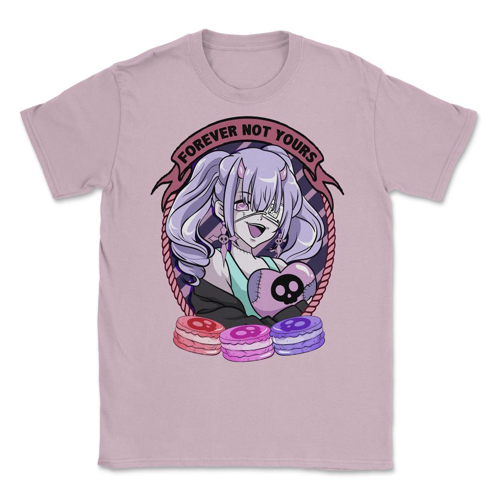 Kawaii Pastel Goth Witchcraft Anime Girl product Unisex T-Shirt - Light Pink