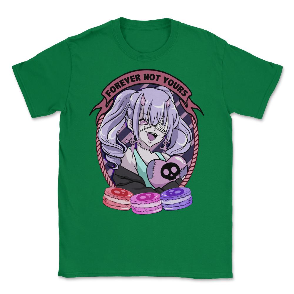 Kawaii Pastel Goth Witchcraft Anime Girl product Unisex T-Shirt - Green