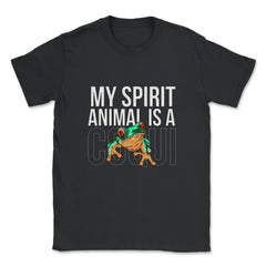 My Spirit Animal is a Coqui Boricua Puerto Rico Modern design Unisex - Black