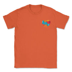 Nurse at Heart T-Shirt Nursing Shirt Gift Unisex T-Shirt - Orange