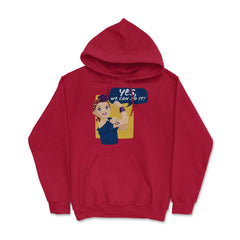 Yes, we can do it! Anime Teen Hoodie - Red