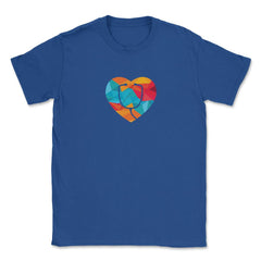 Nurse at Heart T-Shirt Nursing Shirt Gift Unisex T-Shirt - Royal Blue