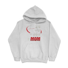 Mom 24/7 graphic print for mothers Gift Hoodie - White