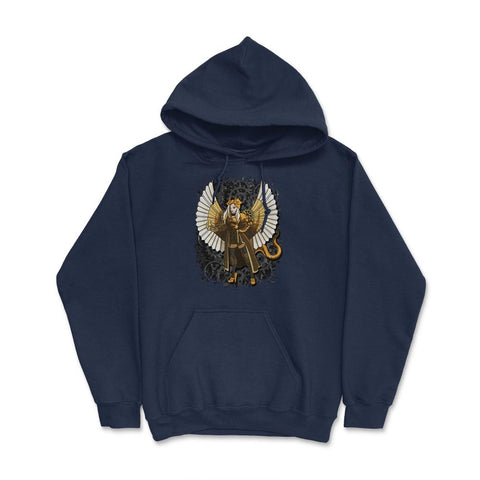 Steampunk Anime Dragon Girl Science Fantasy Futurism product Hoodie - Navy