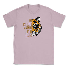 Mi Espiritu Animal es el Tigre Cool Gracioso product Unisex T-Shirt - Light Pink