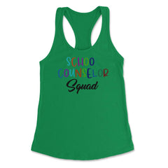 Funny School Counselor Squad Colorful Coworker Counselors design - Kelly Green