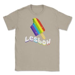 Lesbow Rainbow Ice cream Gay Pride Month t-shirt Shirt Tee Gift - Cream