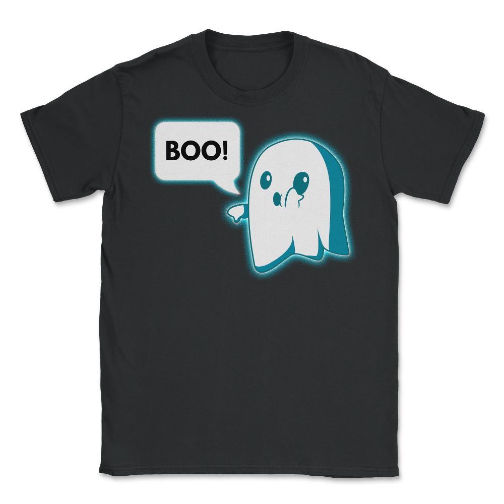 Ghost of disapproval Funny Halloween Unisex T-Shirt - Black