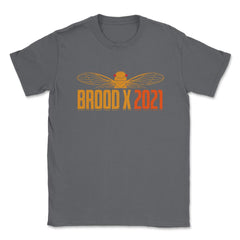 Cicada Brood X 2021 Reemergence Theme Minimalist product Unisex - Smoke Grey