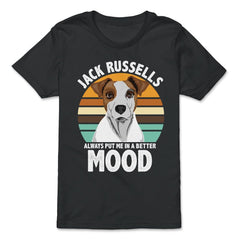 Jack Russells Always Put Me In A Better Mood print - Premium Youth Tee - Black