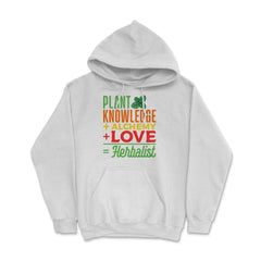 Herbalist Definition Funny Apothecary & Herbalism Humor graphic Hoodie - White