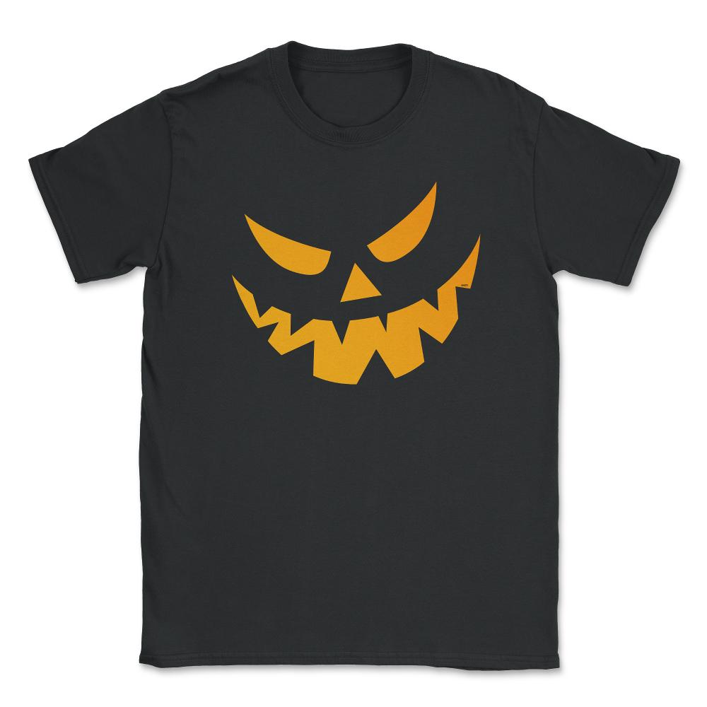 Grinning Pumpkin Funny Halloween costume T-Shirt Unisex T-Shirt - Black
