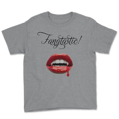 Fangtastic/Vampire Theme Youth Tee - Grey Heather