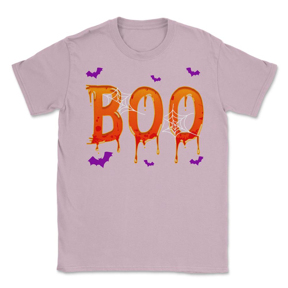 Boo Bees Halloween Ghost Bees Characters Funny Unisex T-Shirt - Light Pink
