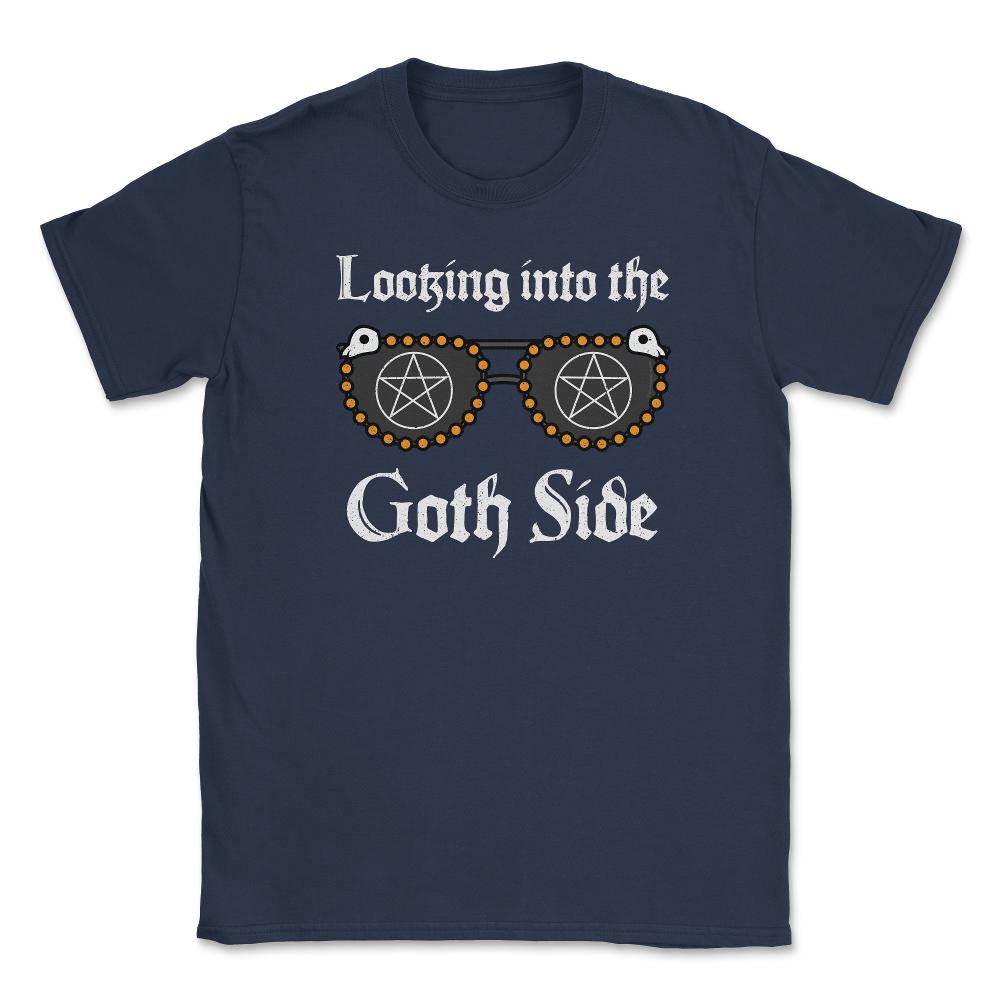 Looking into the Goth Side Punk Grunge Gothic Sunglasses product - Navy